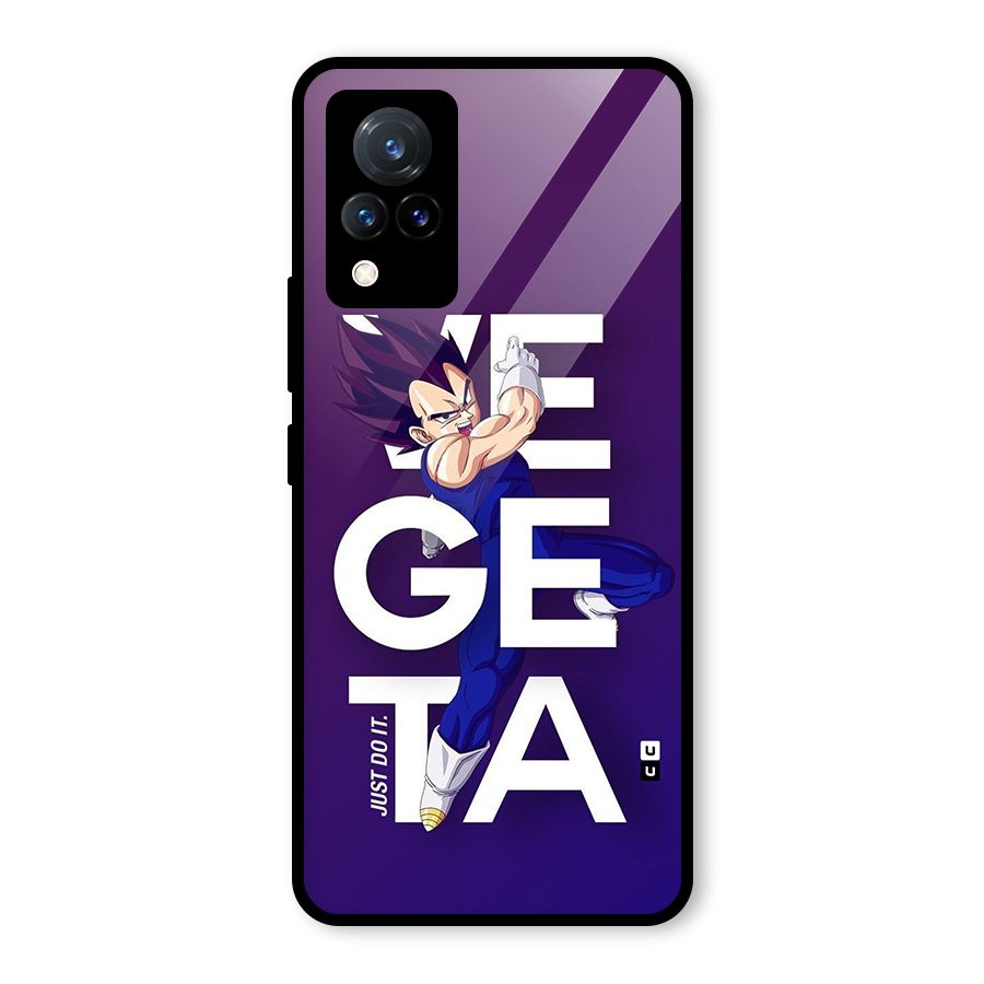 Gogeta Stance Typo Glass Back Case for Vivo V21 5G