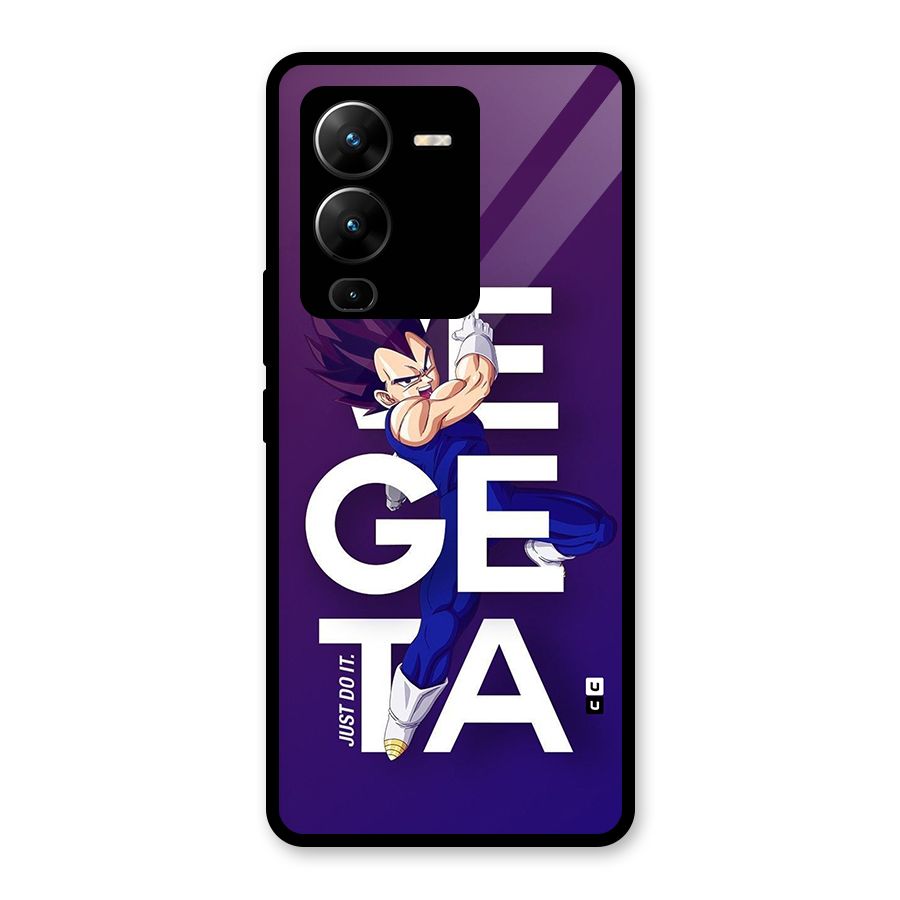 Gogeta Stance Typo Glass Back Case for Vivo V25 Pro