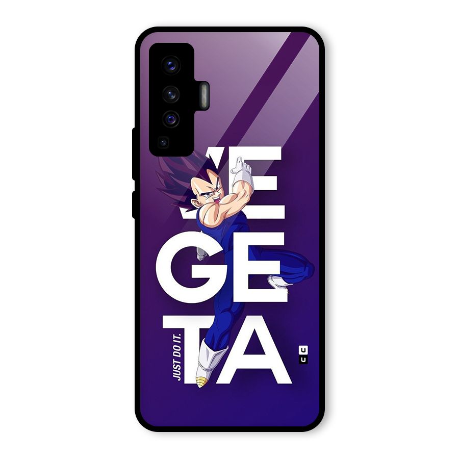 Gogeta Stance Typo Glass Back Case for Vivo X50