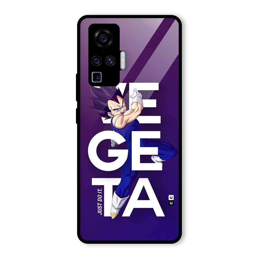 Gogeta Stance Typo Glass Back Case for Vivo X50 Pro
