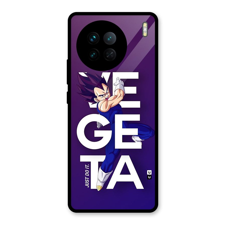 Gogeta Stance Typo Glass Back Case for Vivo X90