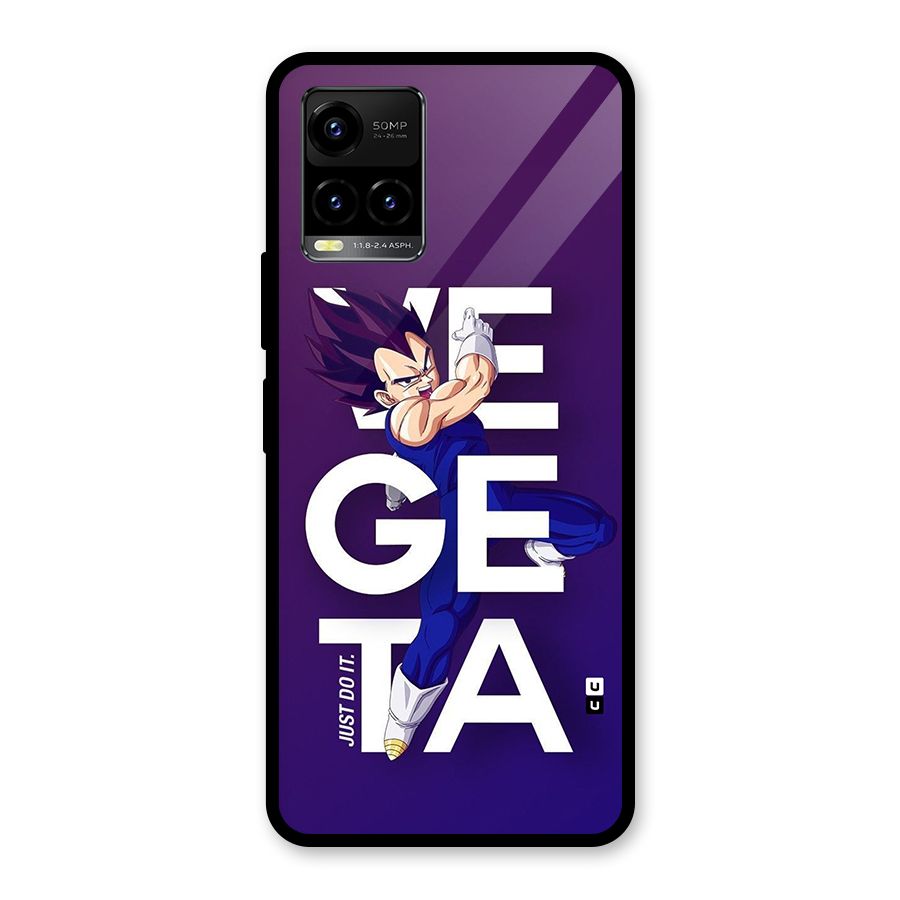 Gogeta Stance Typo Glass Back Case for Vivo Y21A