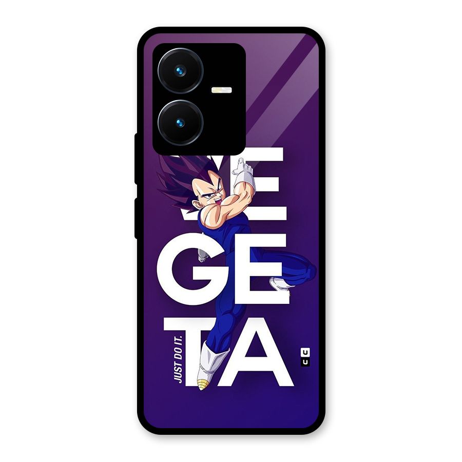 Gogeta Stance Typo Glass Back Case for Vivo Y22