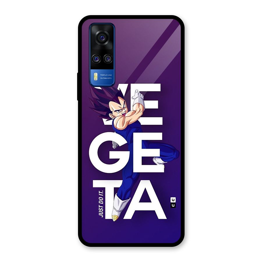 Gogeta Stance Typo Glass Back Case for Vivo Y31