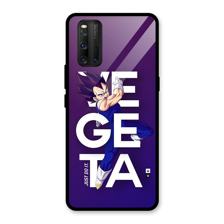 Gogeta Stance Typo Glass Back Case for Vivo iQOO 3
