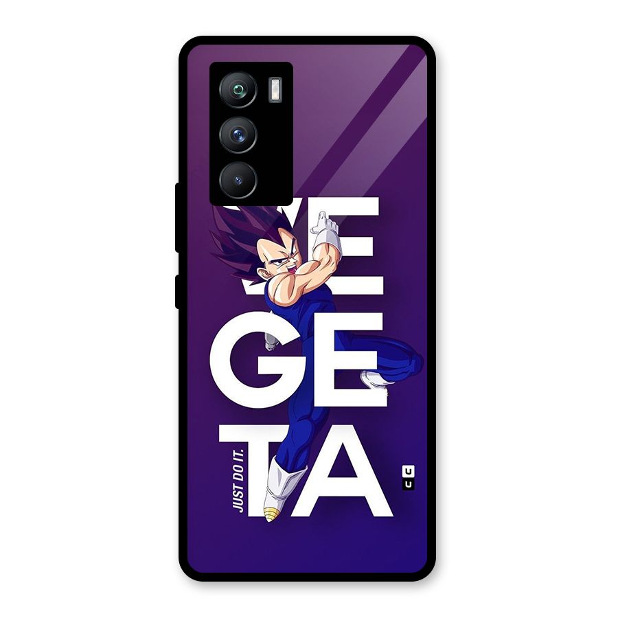 Gogeta Stance Typo Glass Back Case for Vivo iQOO 9 SE