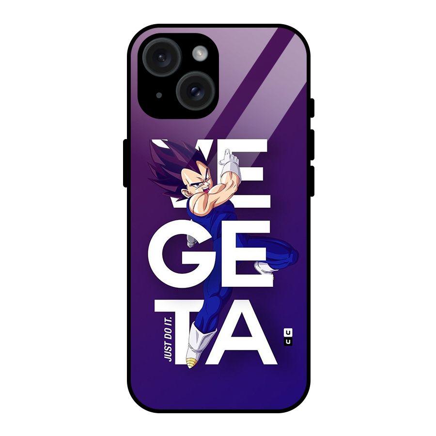 Gogeta Stance Typo Glass Back Case for iPhone 15