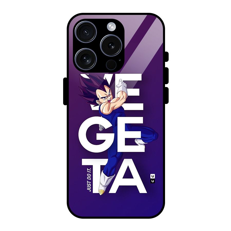Gogeta Stance Typo Glass Back Case for iPhone 15 Pro