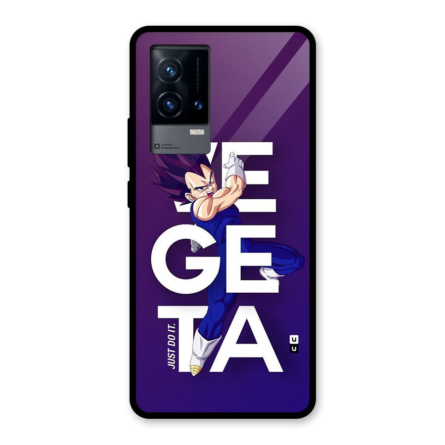 Gogeta Stance Typo Glass Back Case for iQOO 9 5G