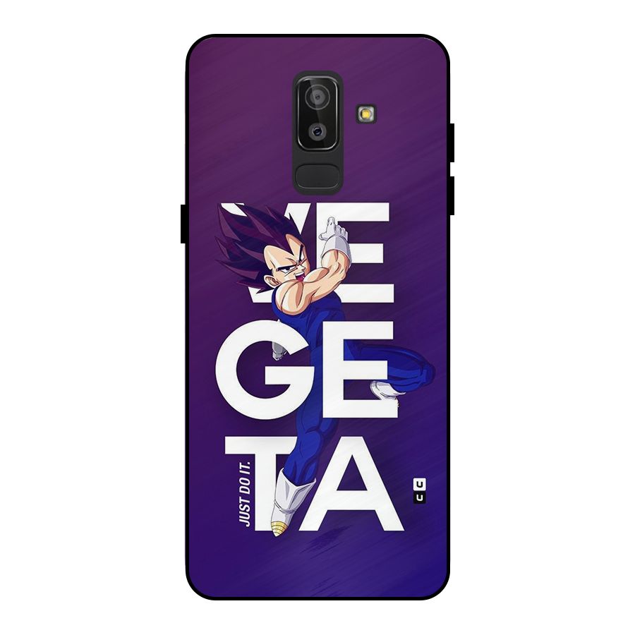 Gogeta Stance Typo Metal Back Case for Galaxy J8