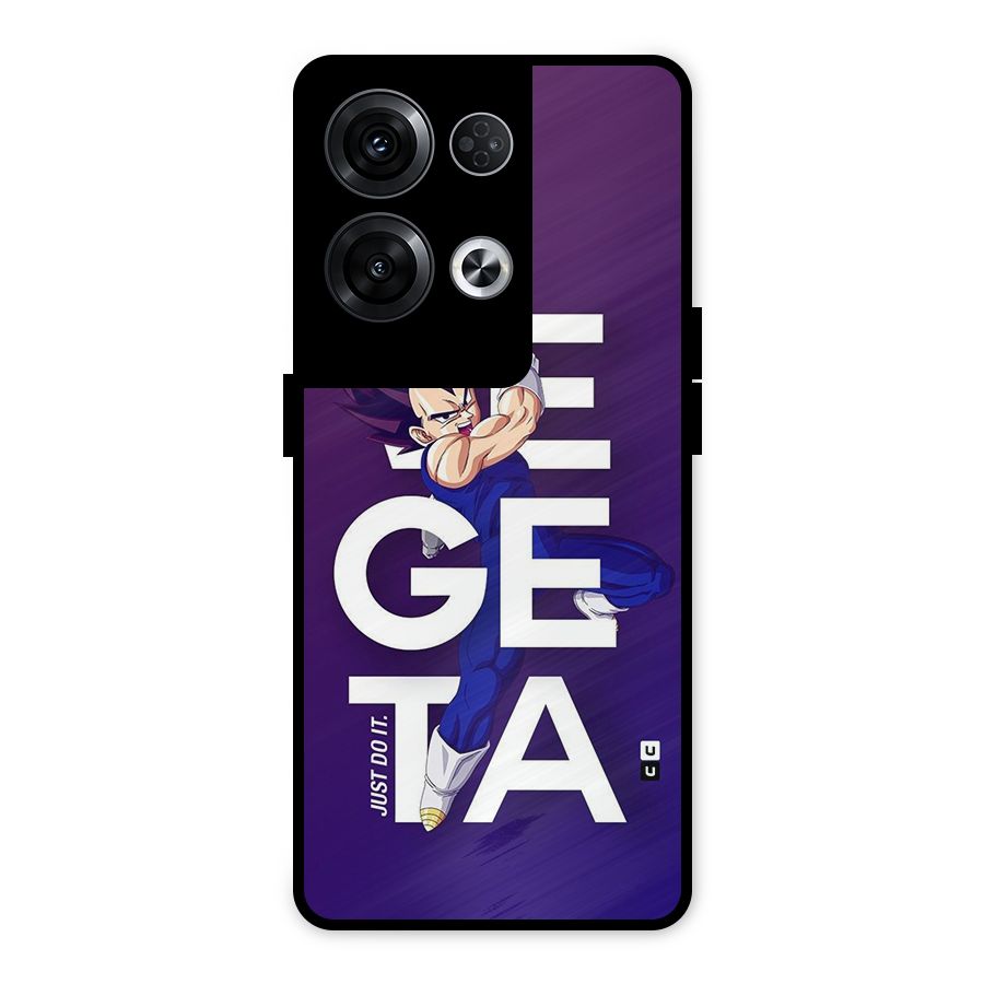 Gogeta Stance Typo Metal Back Case for Oppo Reno8 Pro 5G