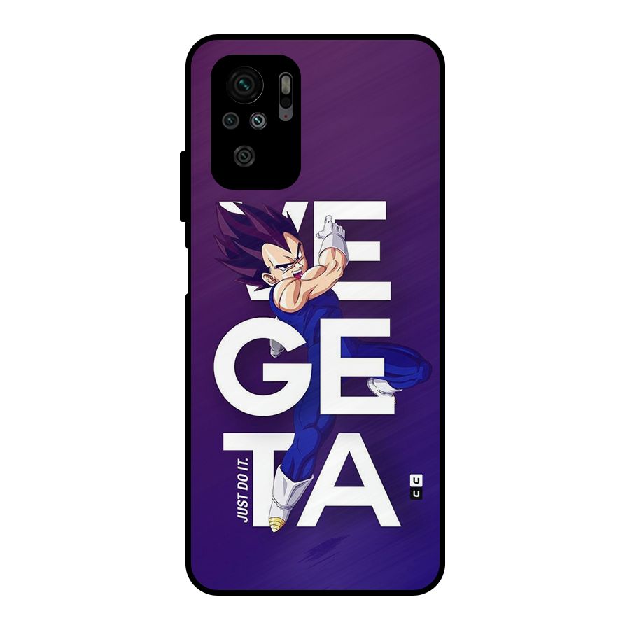 Gogeta Stance Typo Metal Back Case for Redmi Note 10S