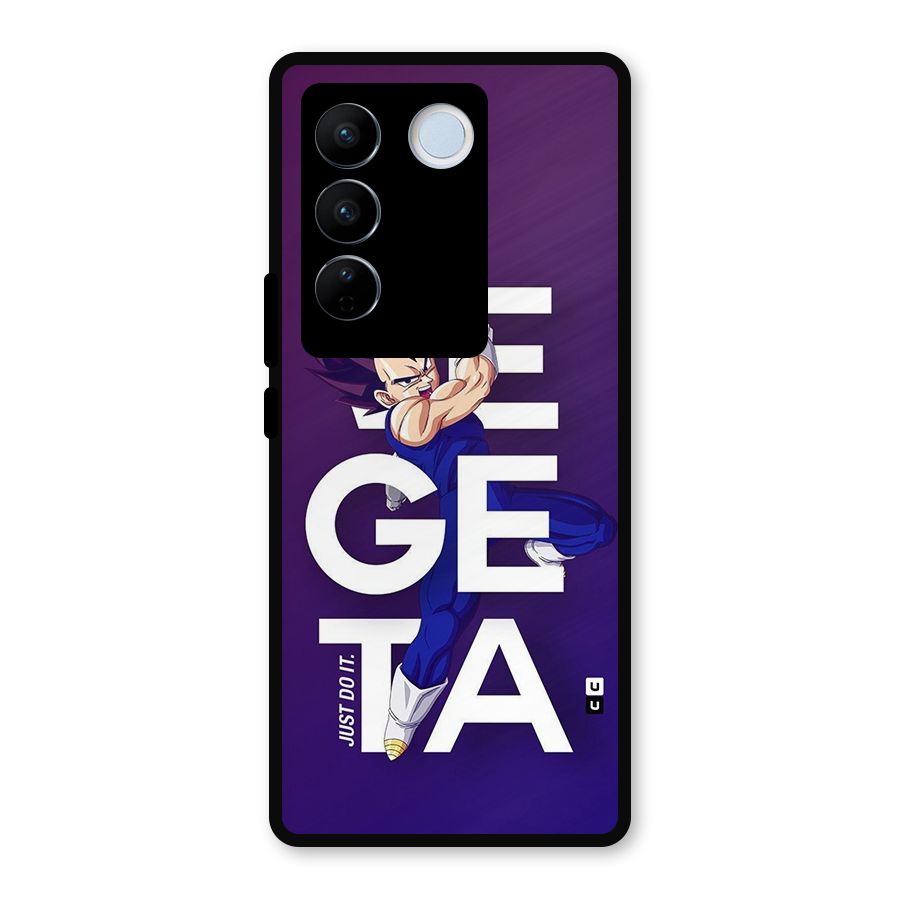 Gogeta Stance Typo Metal Back Case for Vivo V27