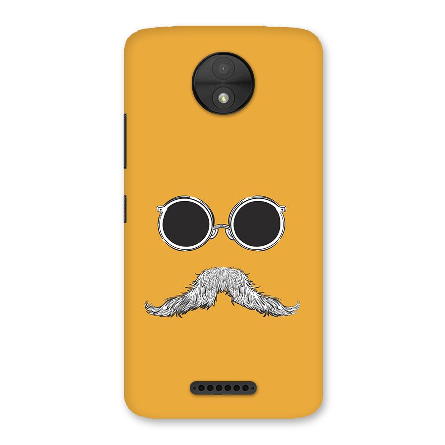 Goggle Man Back Case for Moto C