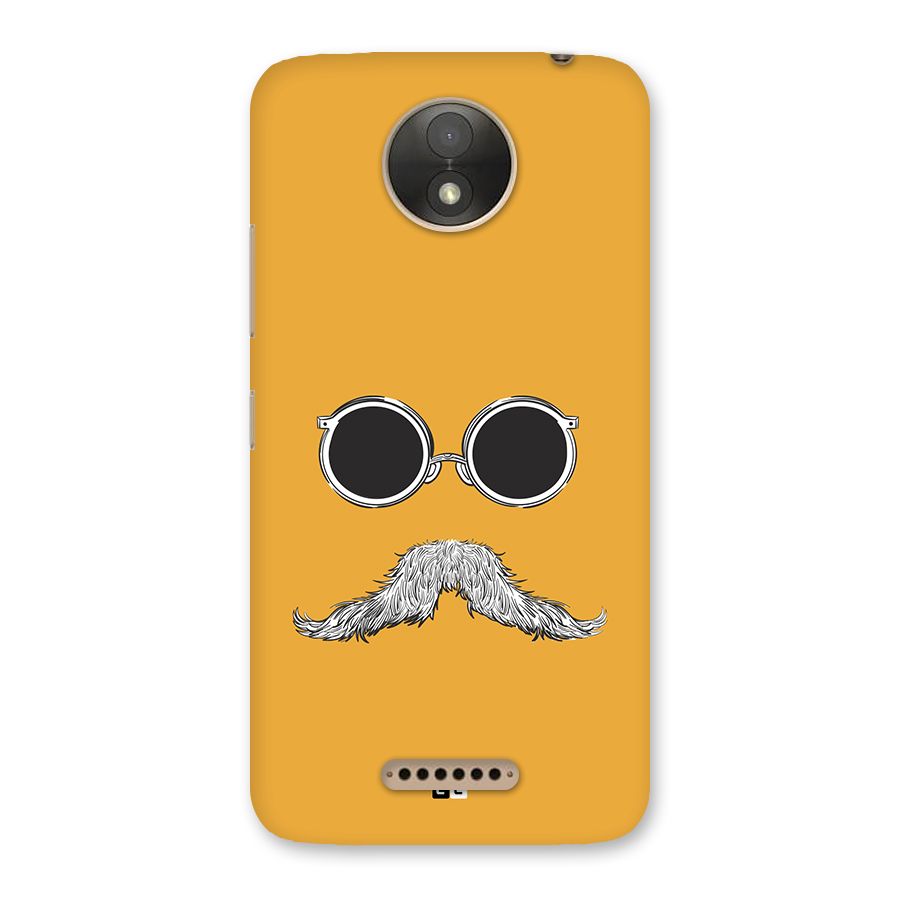 Goggle Man Back Case for Moto C Plus