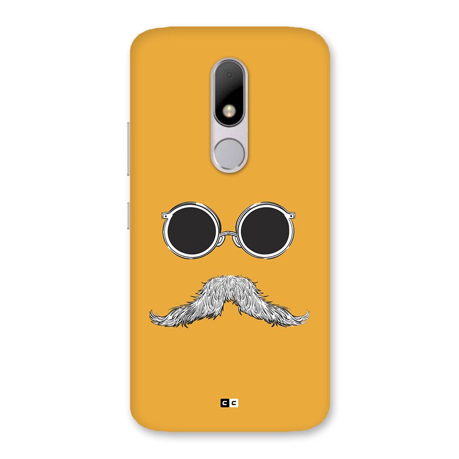 Goggle Man Back Case for Moto M