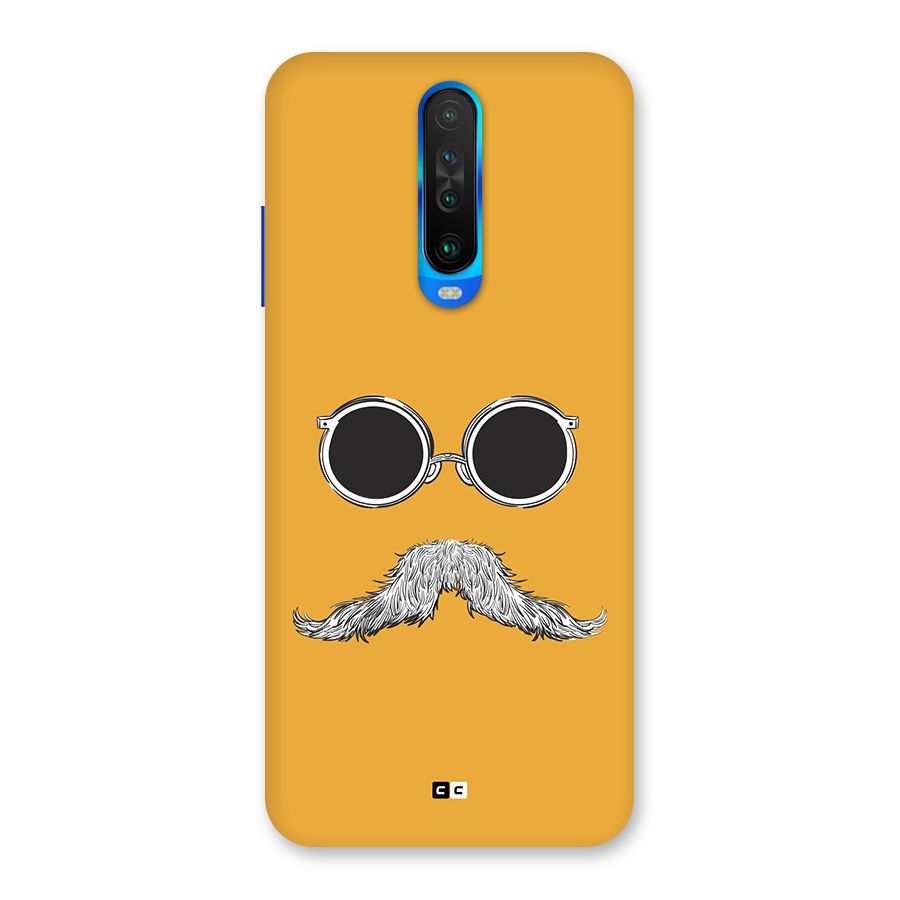 Goggle Man Back Case for Poco X2