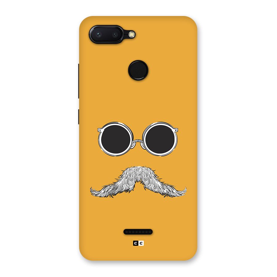Goggle Man Back Case for Redmi 6