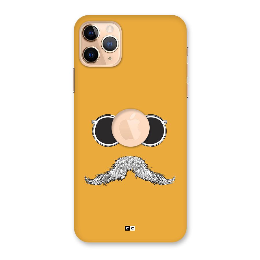 Goggle Man Back Case for iPhone 11 Pro Max Logo Cut