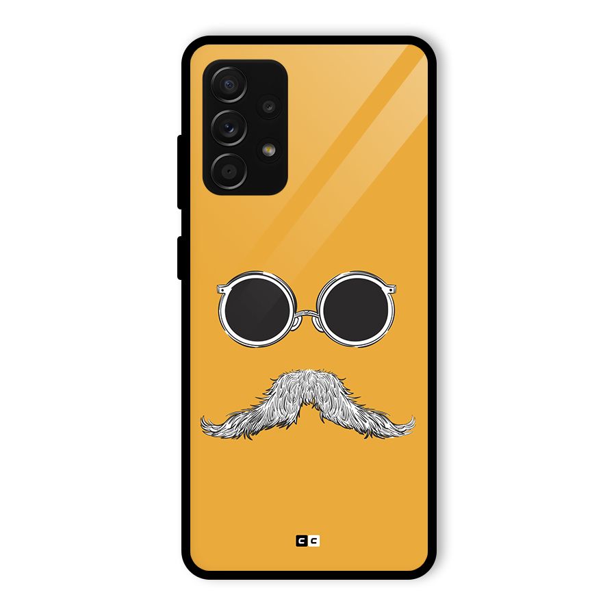 Goggle Man Glass Back Case for Galaxy A53 5G
