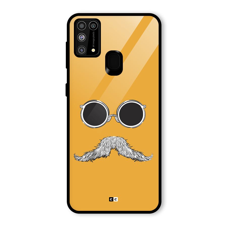 Goggle Man Glass Back Case for Galaxy F41