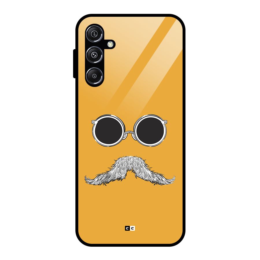 Goggle Man Glass Back Case for Galaxy M34 5G