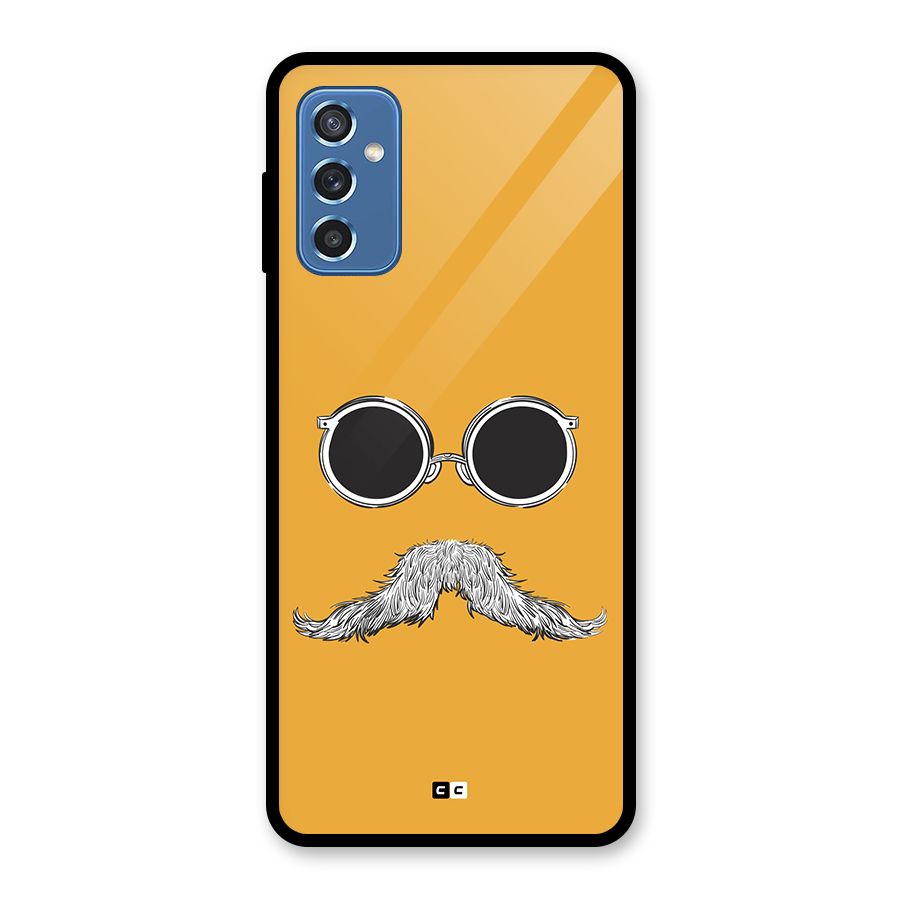 Goggle Man Glass Back Case for Galaxy M52 5G