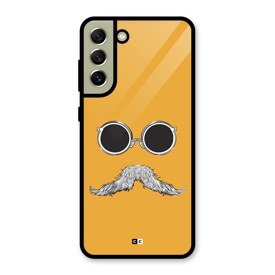 Goggle Man Glass Back Case for Galaxy S21 FE 5G