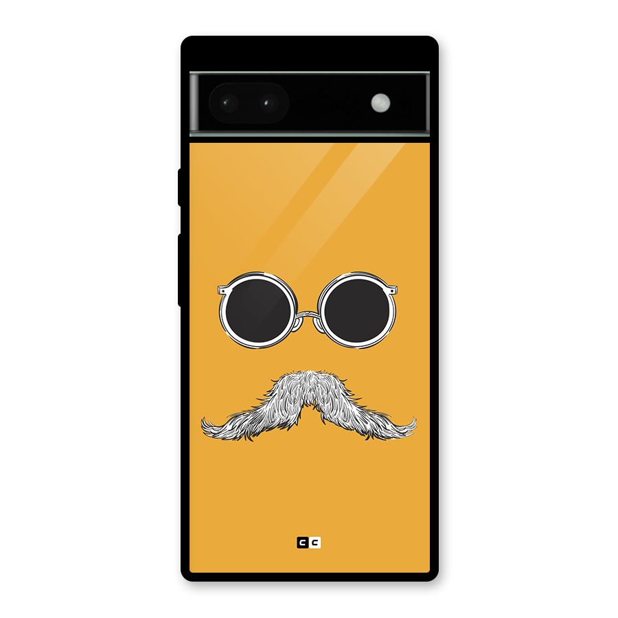 Goggle Man Glass Back Case for Google Pixel 6a