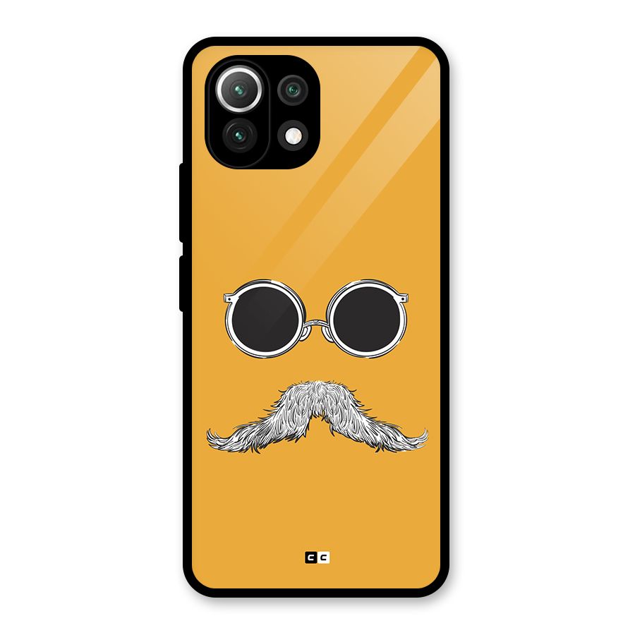 Goggle Man Glass Back Case for Mi 11 Lite