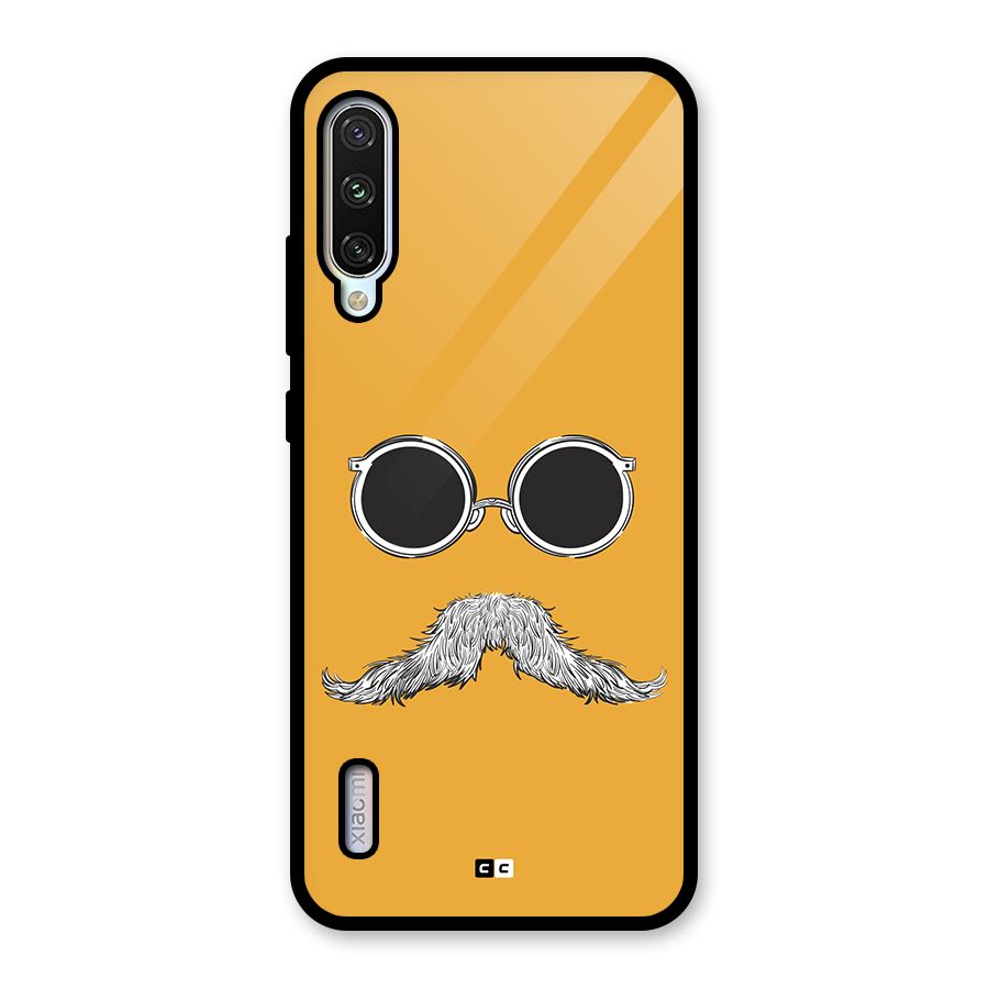Goggle Man Glass Back Case for Mi A3