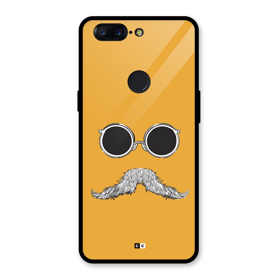 Goggle Man Glass Back Case for OnePlus 5T