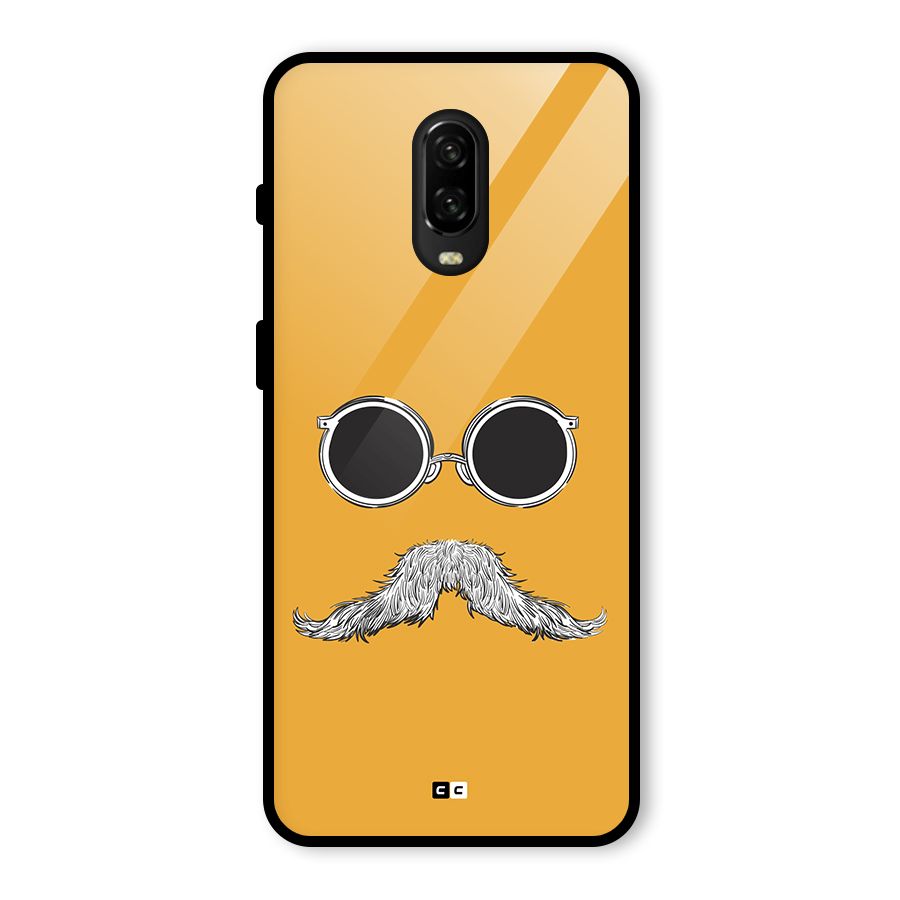 Goggle Man Glass Back Case for OnePlus 6T