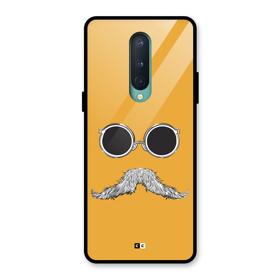 Goggle Man Glass Back Case for OnePlus 8