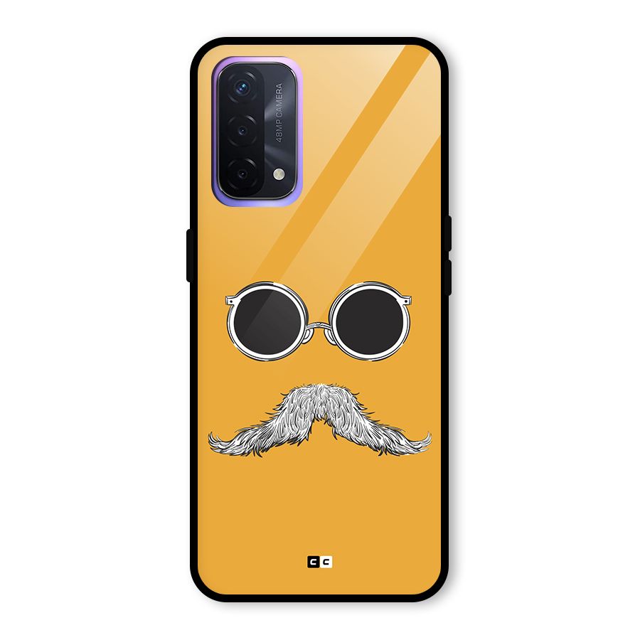 Goggle Man Glass Back Case for Oppo A74 5G