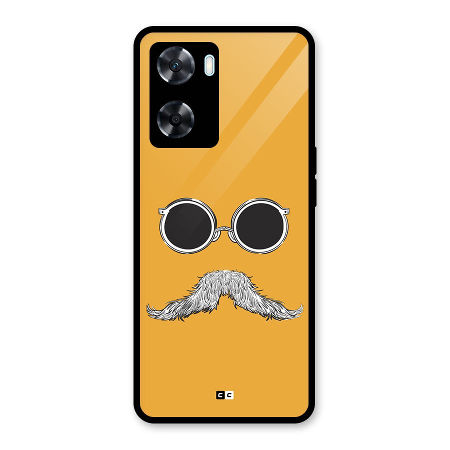 Goggle Man Glass Back Case for Oppo A77