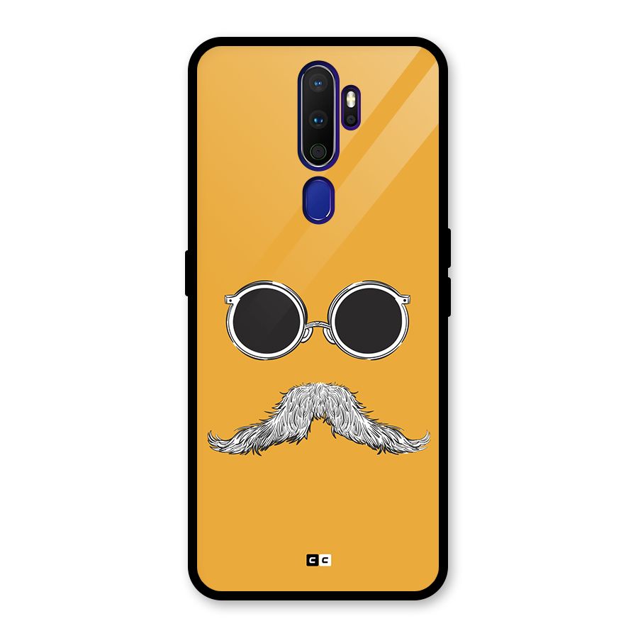 Goggle Man Glass Back Case for Oppo A9 (2020)