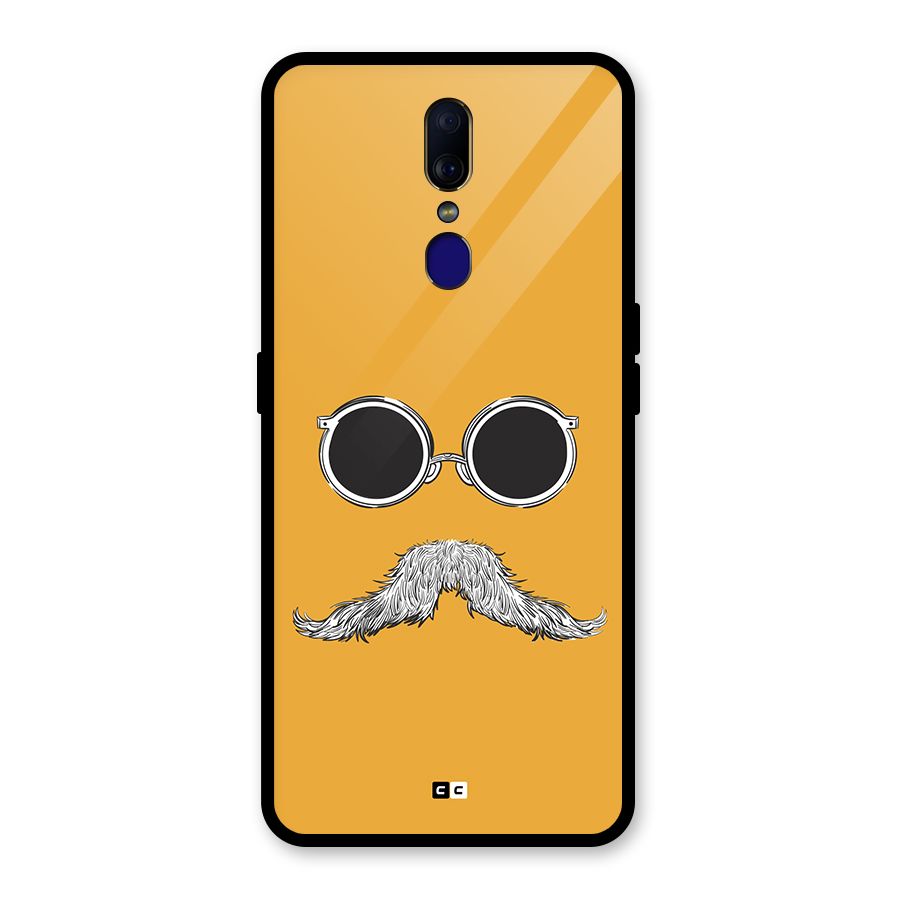 Goggle Man Glass Back Case for Oppo F11