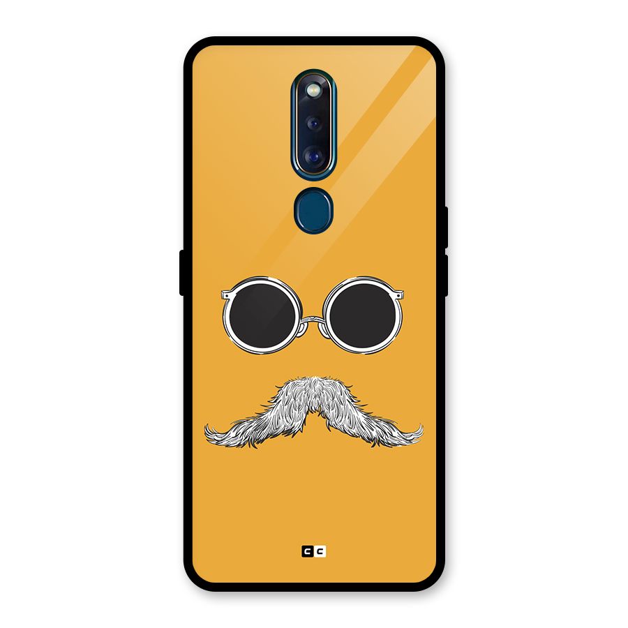 Goggle Man Glass Back Case for Oppo F11 Pro