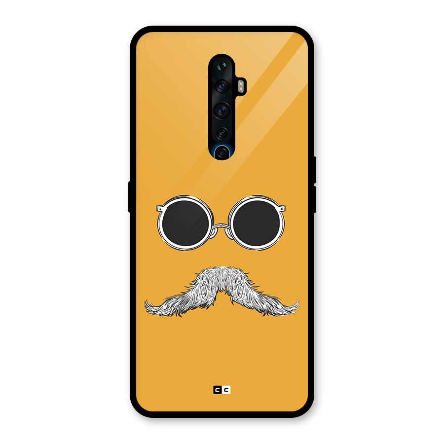 Goggle Man Glass Back Case for Oppo Reno2 F