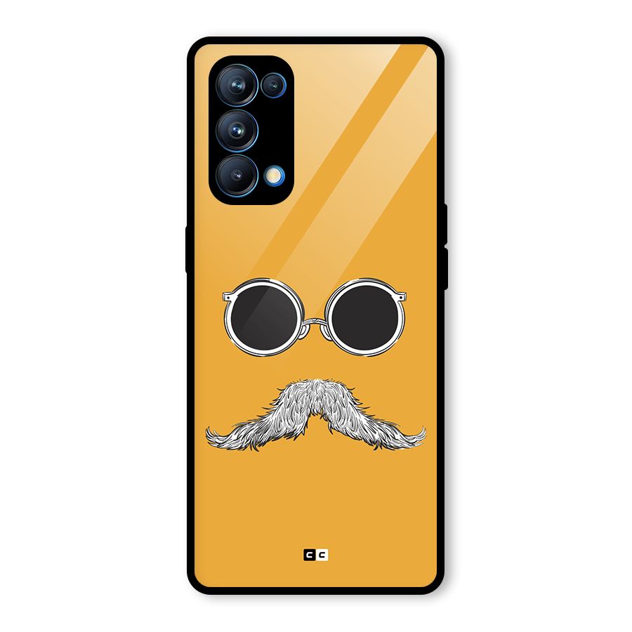 Goggle Man Glass Back Case for Oppo Reno5 Pro 5G