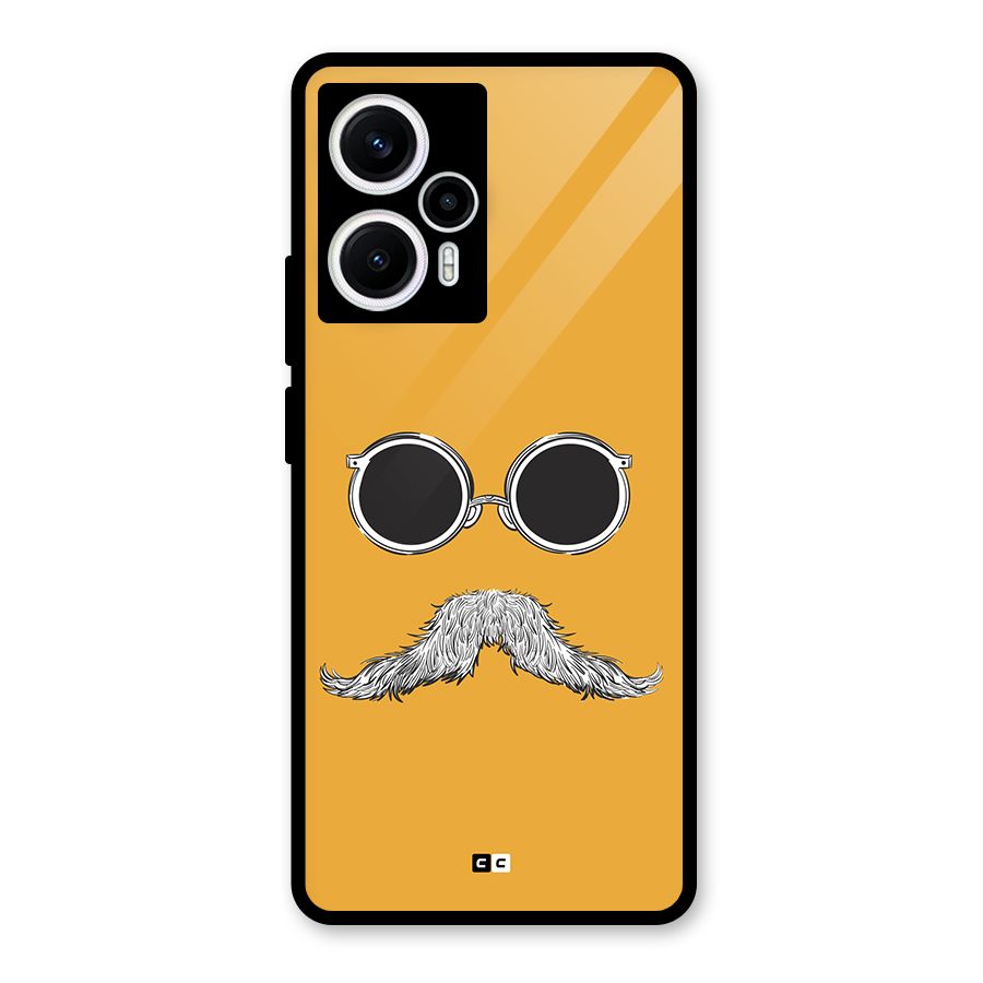 Goggle Man Glass Back Case for Poco F5