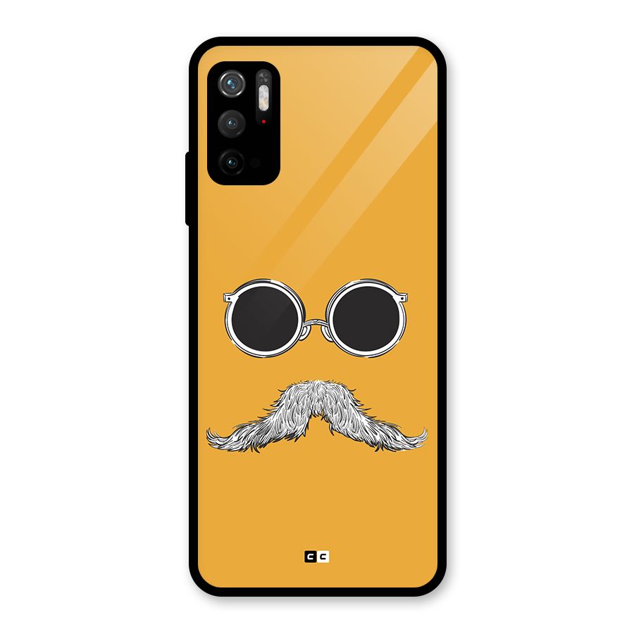 Goggle Man Glass Back Case for Poco M3 Pro 5G
