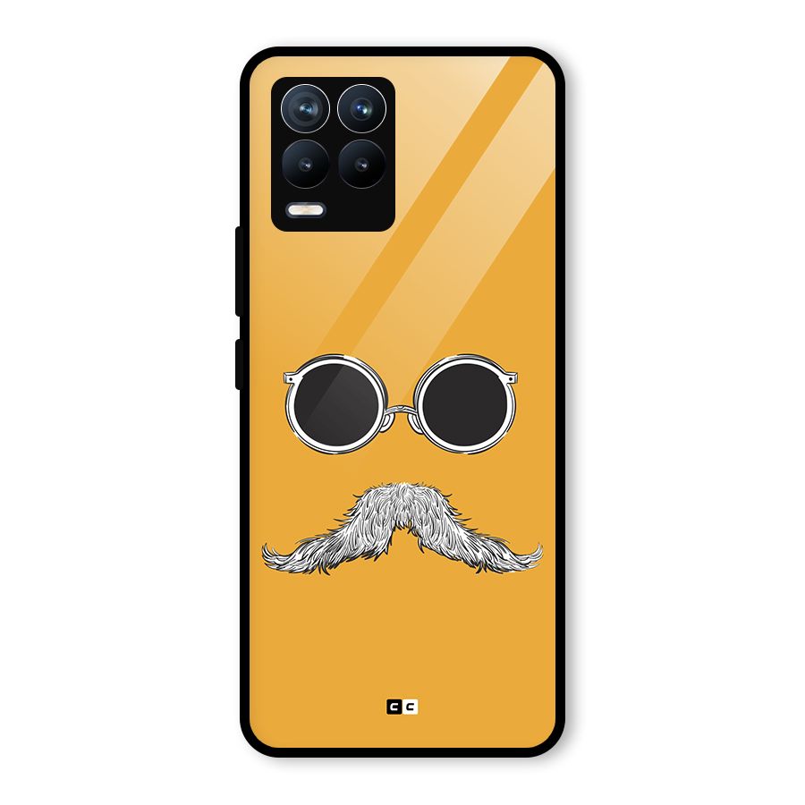 Goggle Man Glass Back Case for Realme 8