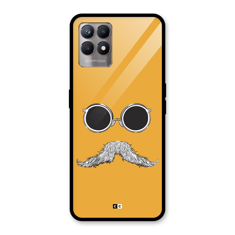 Goggle Man Glass Back Case for Realme 8i