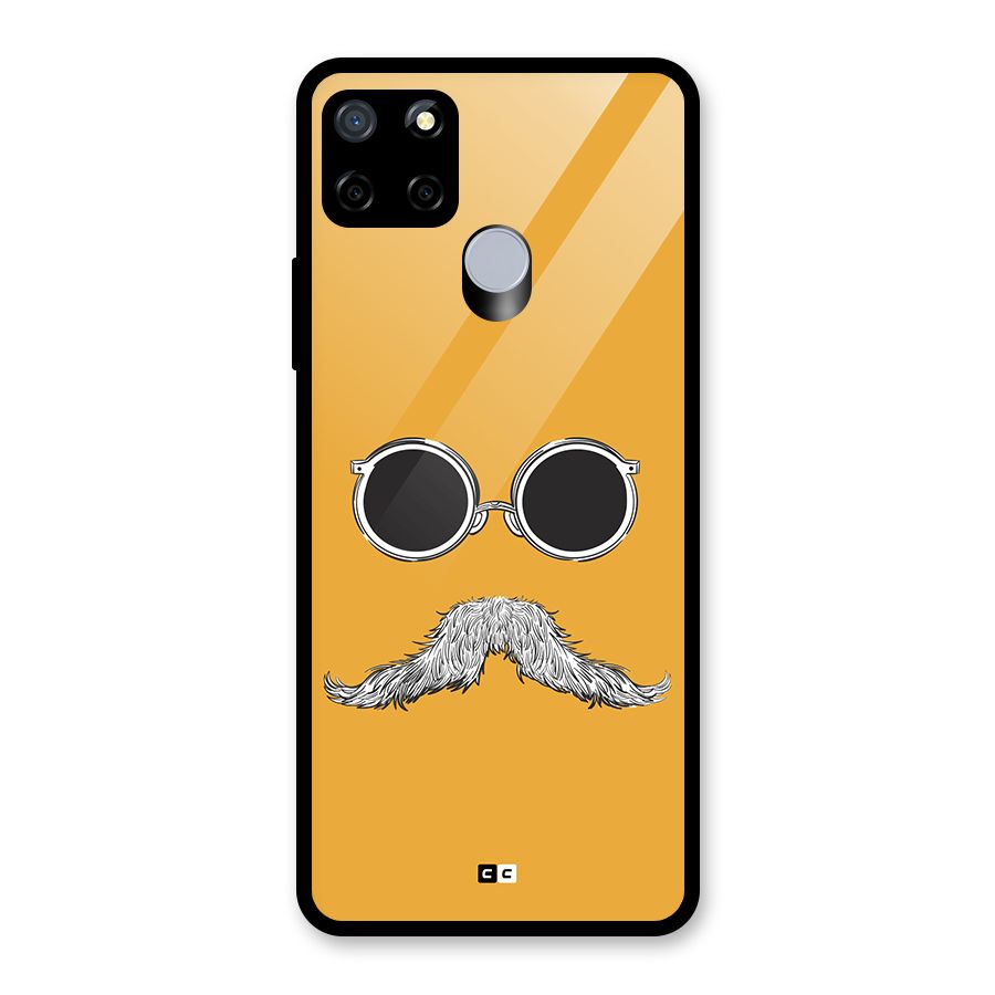 Goggle Man Glass Back Case for Realme C15