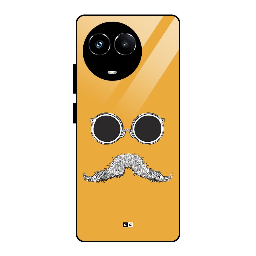 Goggle Man Glass Back Case for Realme Narzo 60X