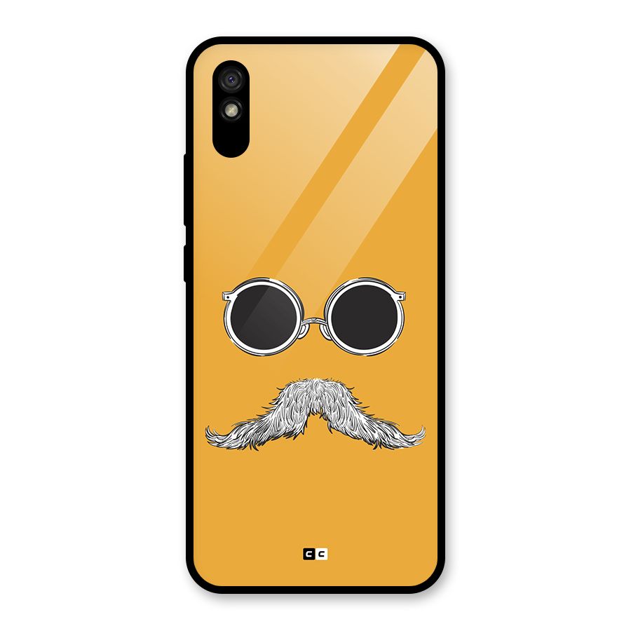 Goggle Man Glass Back Case for Redmi 9i