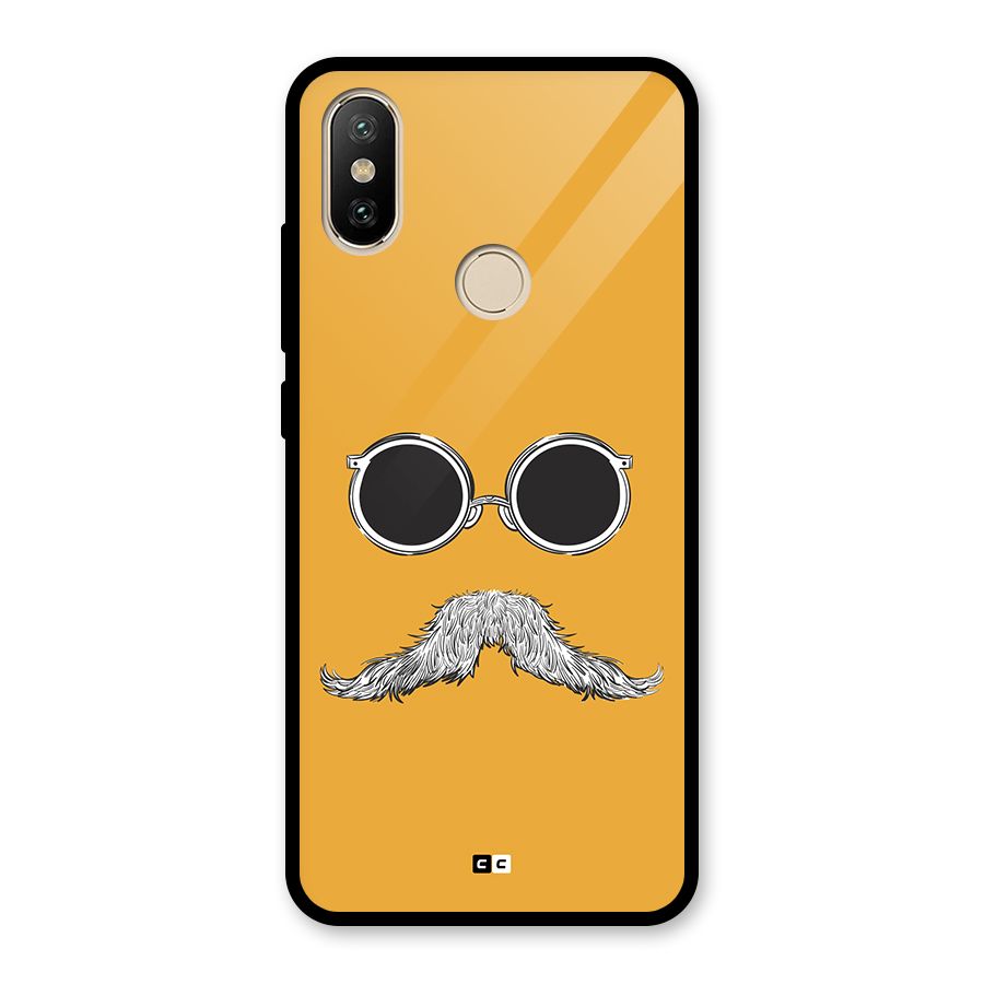 Goggle Man Glass Back Case for Redmi A2