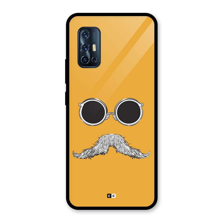 Goggle Man Glass Back Case for Vivo V17